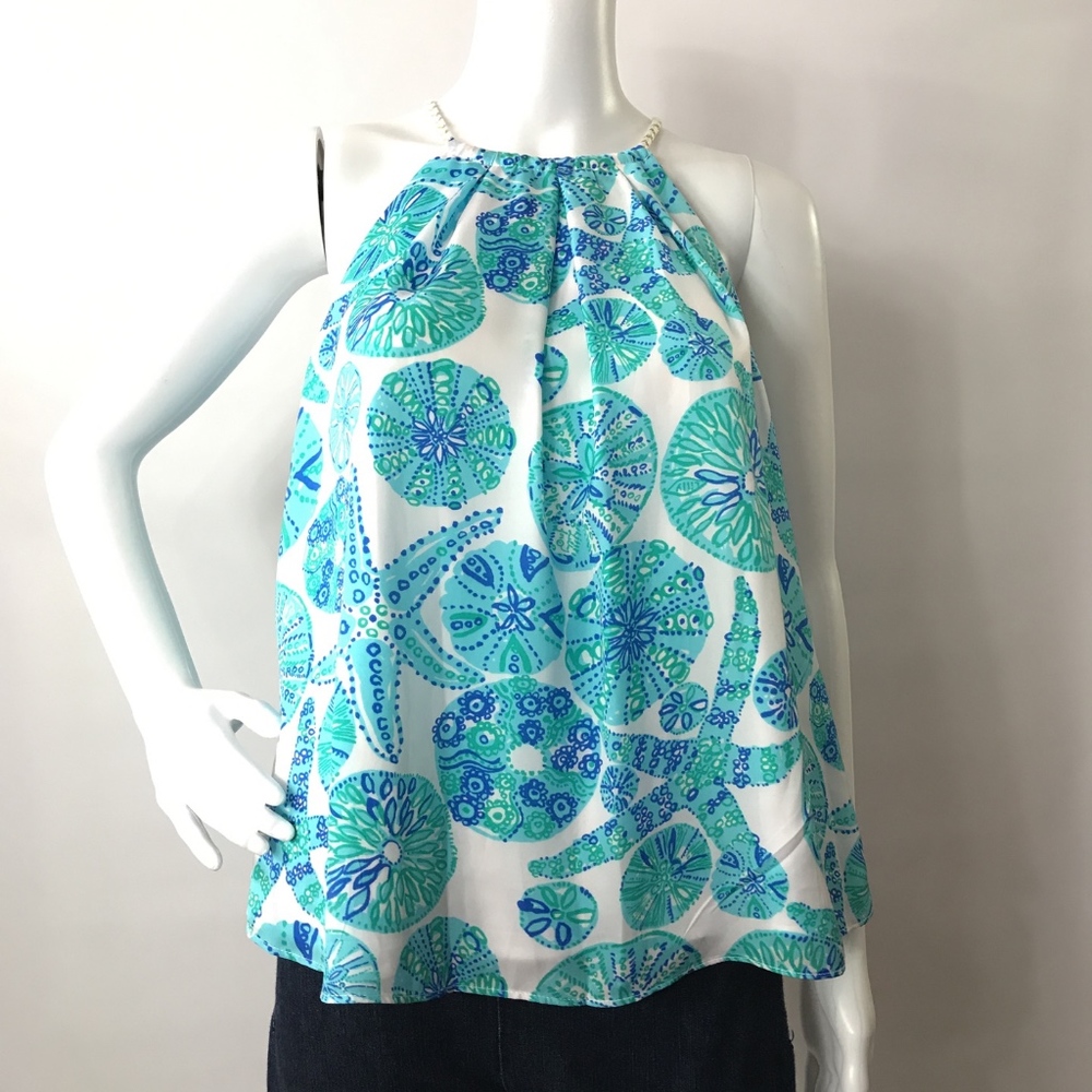 Lilly Pulitzer for Target Starfish Halter Top XS